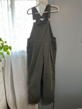 Cherokee Olive Utility Overalls